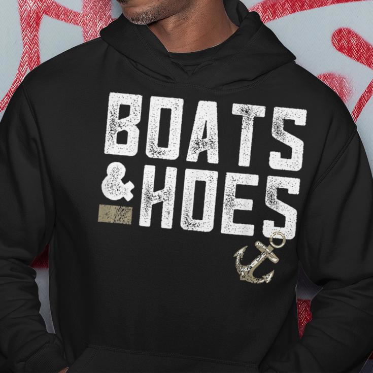 Boats & Hoes Boating Lover Sailor Hoodie Unique Gifts