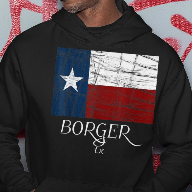 Borger Tx Texas Flag City State Hoodie Unique Gifts