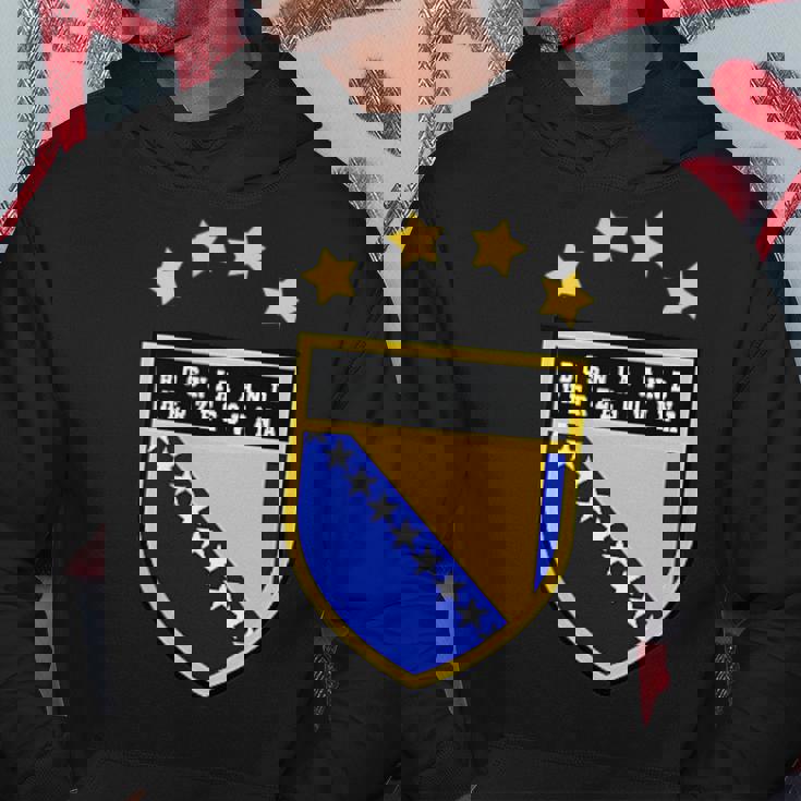 Bosnia Pocket Coat Of Arms National Pride Flag Bosnian Hoodie Unique Gifts