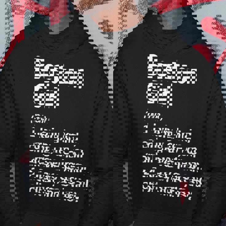 Boston Girl Ma Massachusetts Funny City Home Roots Gift Massachusetts Gifts And Merchandise Funny Gifts Hoodie Unique Gifts