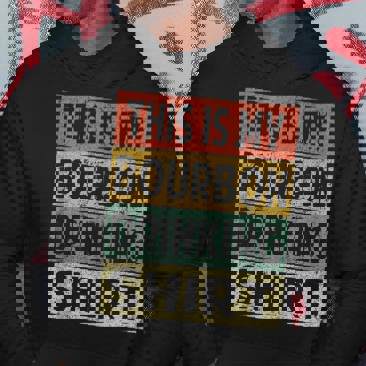 Bourbon Funny Alcohol Drinking Retro Bourbon Hoodie Unique Gifts