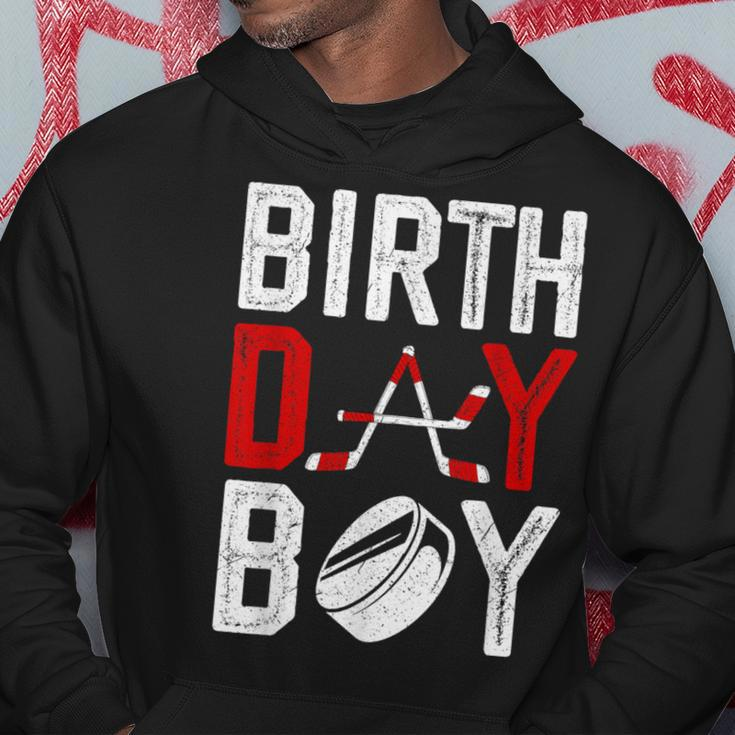 Boy Birthday Party Decorations Hockey Winter Sports Fans Hoodie Funny Gifts