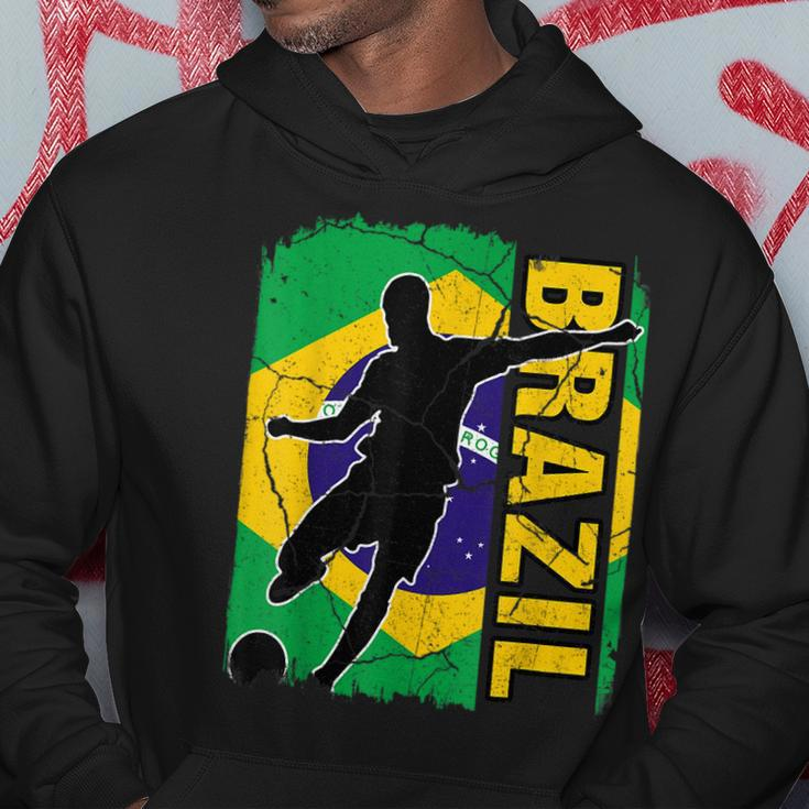 Brazilian Soccer Team Brazil Flag Jersey Football Fans Hoodie Unique Gifts