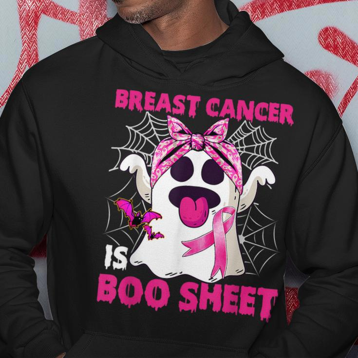 Breast Cancer Is Boo Sheet Halloween Ghost Pink Ribbon Hoodie Unique Gifts