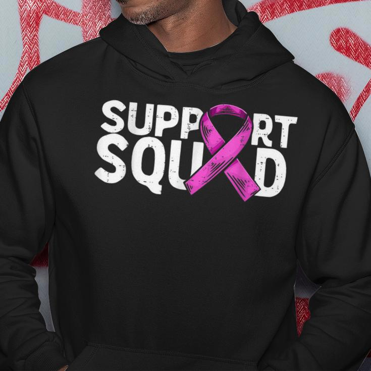 Breast Cancer Support Squad Breast Cancer Awareness Hoodie Funny Gifts