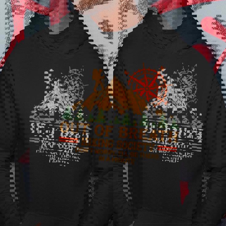 Out Of Breath Hiking Society Hoodie Unique Gifts