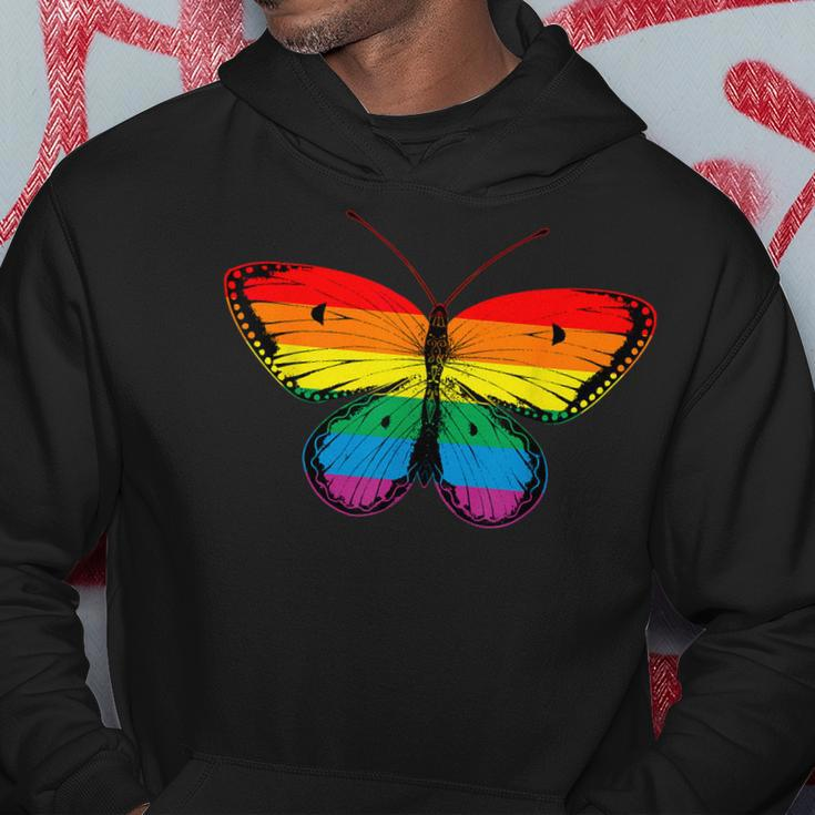 Butterfly Rainbow Print Rainbow Butterfly Hoodie Funny Gifts