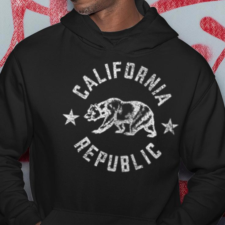 California Republic State Flag Grizzly Bear Hoodie Unique Gifts