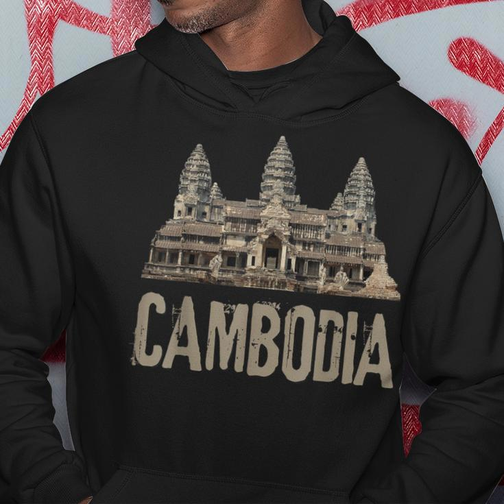 Cambodia Angkor Wat Khmer Historical Temple Hoodie Unique Gifts