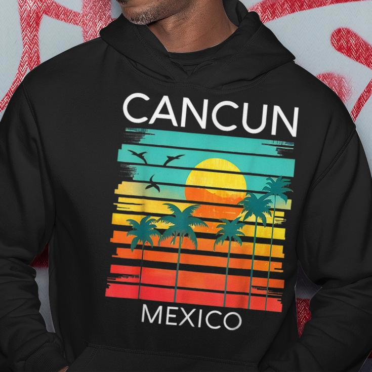 Cancun Mexico Retro Mexican Resort Vacation Summer Trip 2023 Hoodie Unique Gifts
