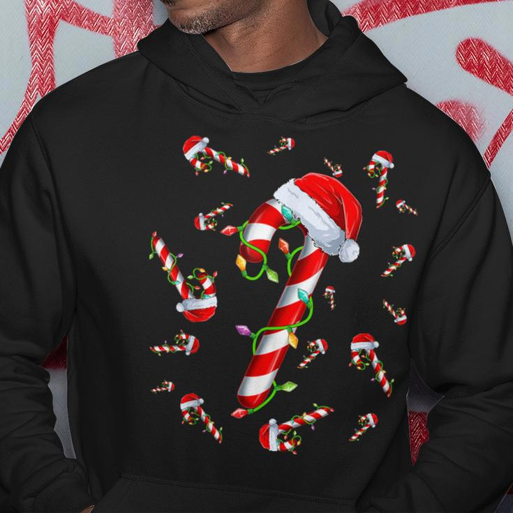 Candy Cane Merry And Bright Red And White Candy Christmas Hoodie Unique Gifts