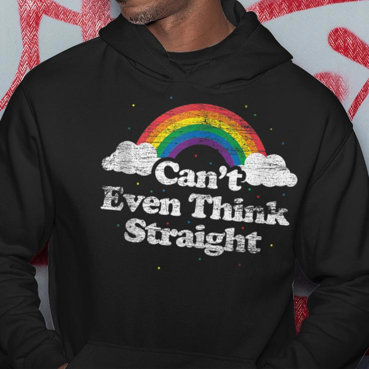 Cant Even Think Straight - Lgbt Gay Pride Month Lgbtq Hoodie Unique Gifts