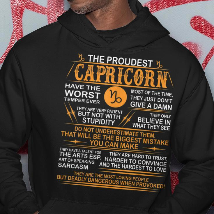 Capricorn Worst Temper Dangerous When Provoked Hoodie Unique Gifts