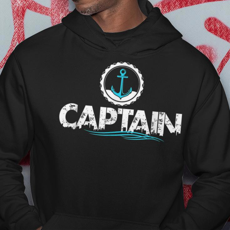 Captain Anchor Boating Sailing Gift Hoodie Unique Gifts