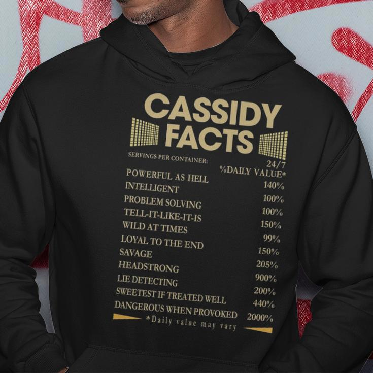 Cassidy Name Gift Cassidy Facts V4 Hoodie Funny Gifts