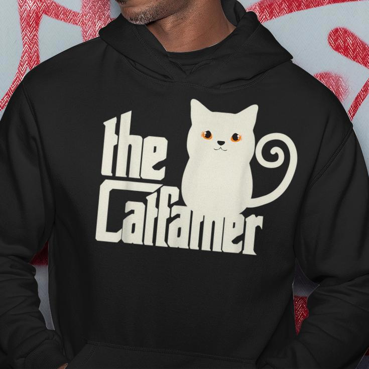 Cat Dad The Catfather Funny Cats Kitten Hoodie Unique Gifts