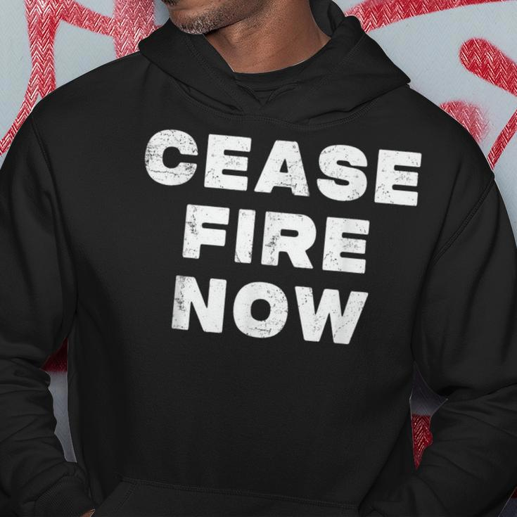Cease Fire Now Not In Our Name Hoodie Funny Gifts