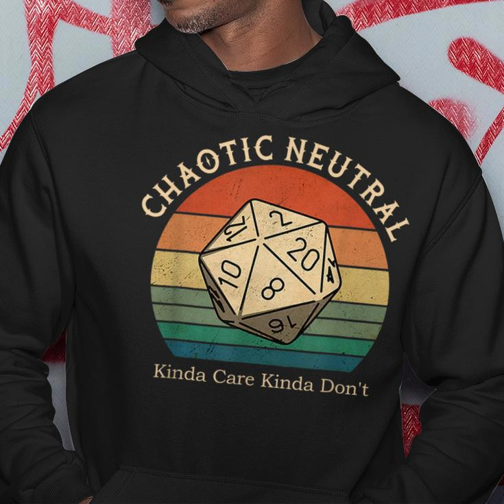 Chaotic Neutral Kinda Care Kinda Dont Vintage Hoodie Unique Gifts