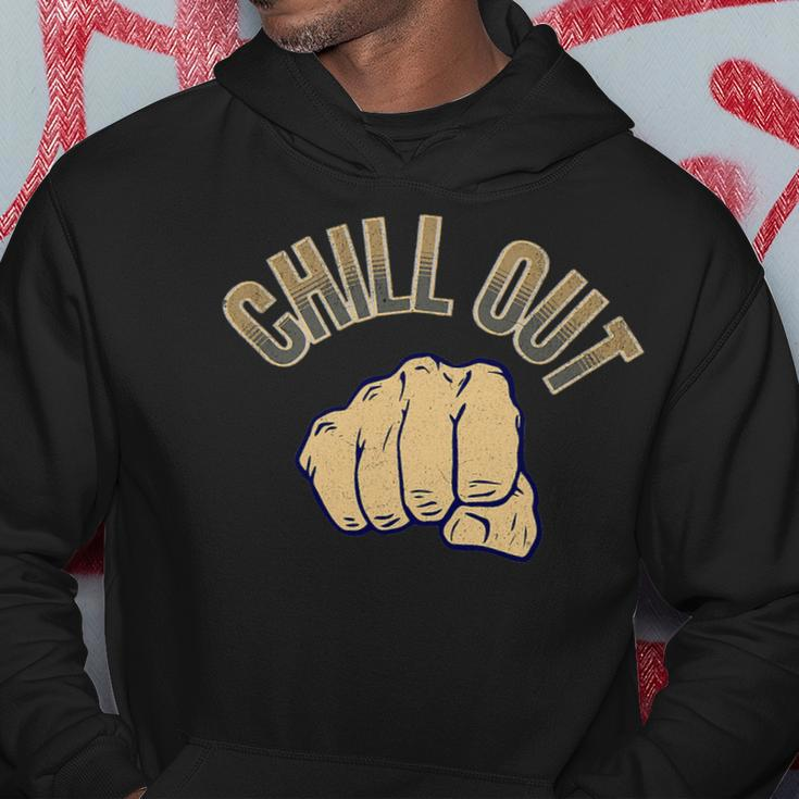 Chill Out Meditation Gym Hoodie Unique Gifts