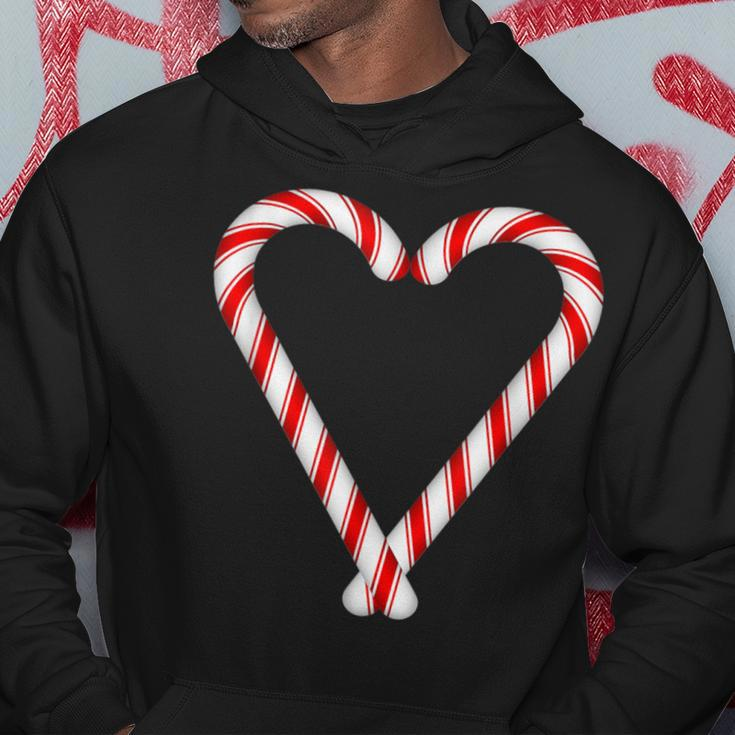Christmas Sweets Candy Canes Heart Hoodie Funny Gifts
