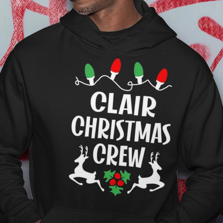 Clair Name Gift Christmas Crew Clair Hoodie Funny Gifts