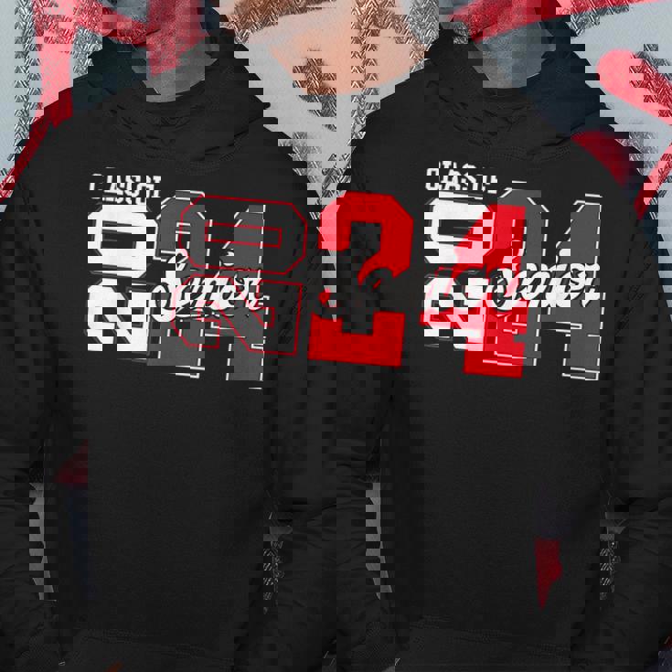 Class Of 2024 Senior 2024 Graduation Or First Day Of School Hoodie Funny Gifts