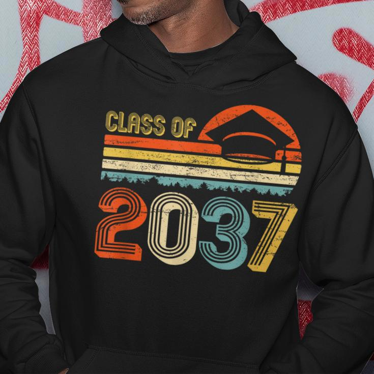 Class Of 2037 Grow With Me Pre-K Graduate Vintage Retro Hoodie Unique Gifts