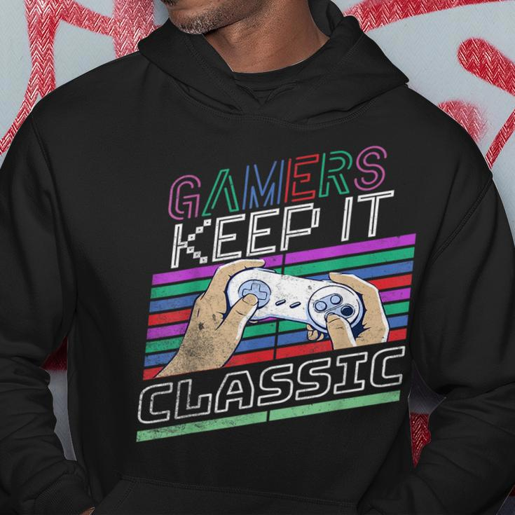 Classic Gamer Keep It Classic Gaming 80S 90S Vintage Cool Hoodie Unique Gifts