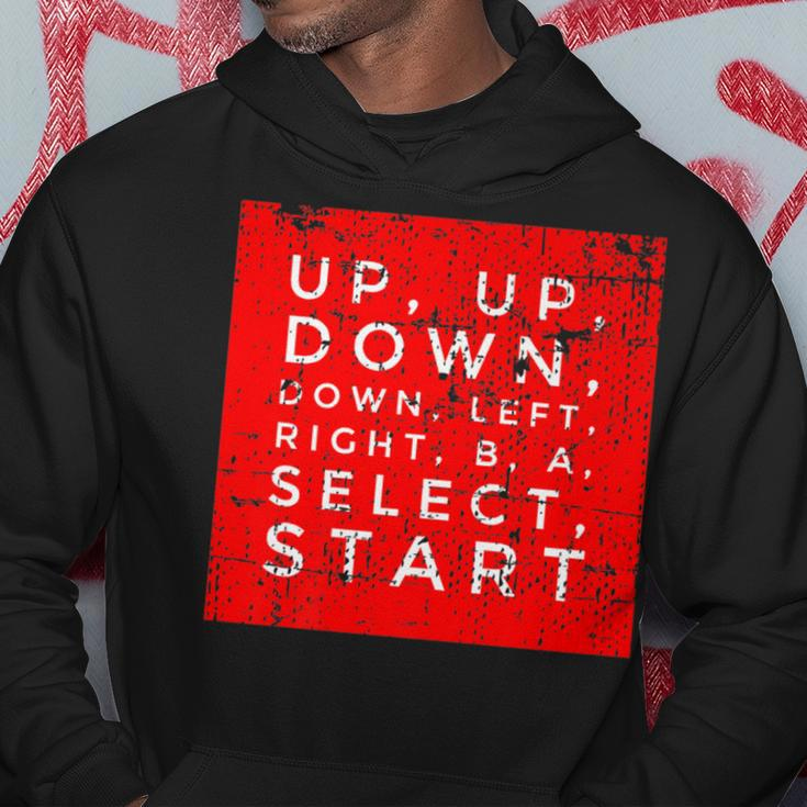 Classic Video Game Cheat Code Contra Hoodie Unique Gifts