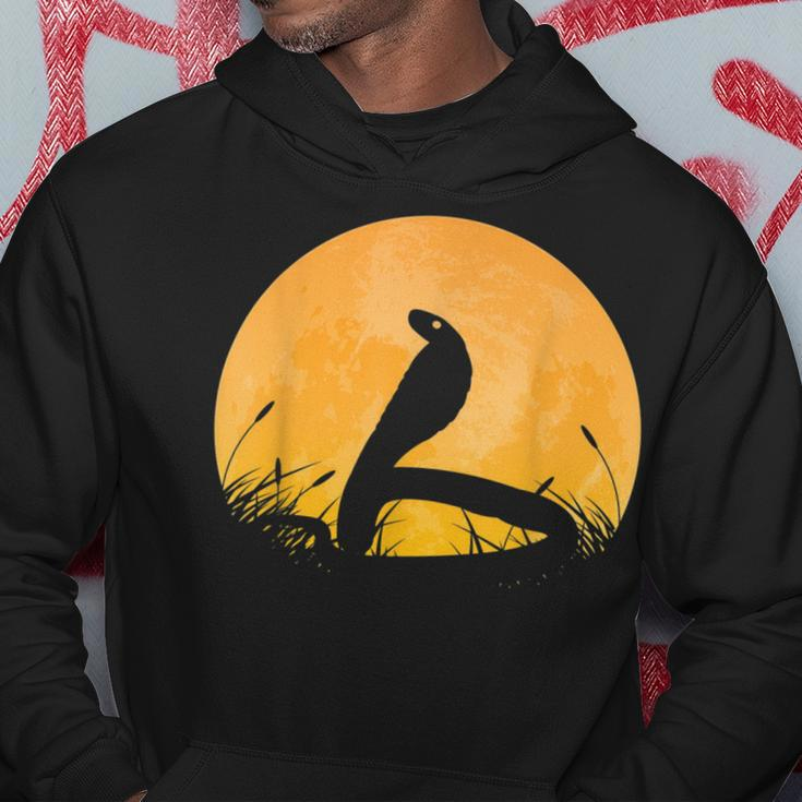 Cobra Easy Halloween Outfit Animal Snake Moon Costume Gift Gifts For Snake Lovers Funny Gifts Hoodie Unique Gifts