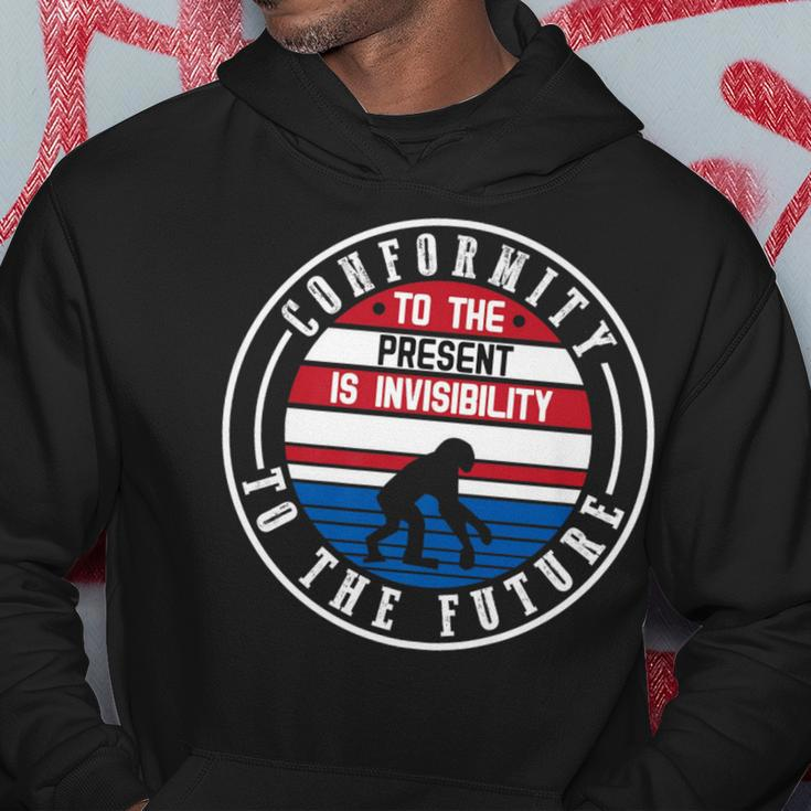 Conformity To The Future Quotes Store Motif Graph Hoodie Unique Gifts