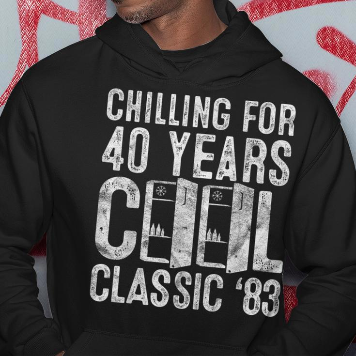 Cool Classic 1983 Vintage 40Th Birthday Gifts 40 Year Old Hoodie Unique Gifts