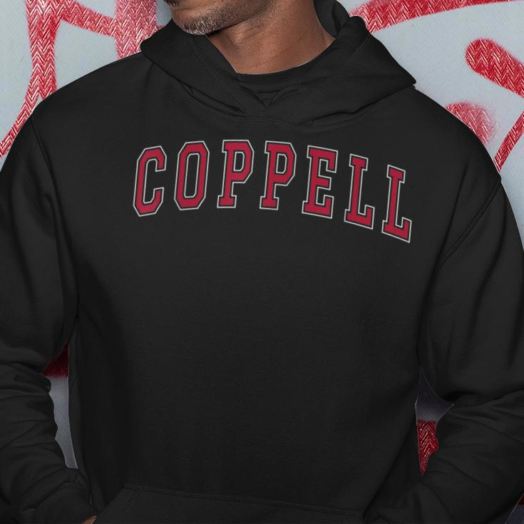 Coppell Texas Souvenir Sport College Style Text Hoodie Unique Gifts