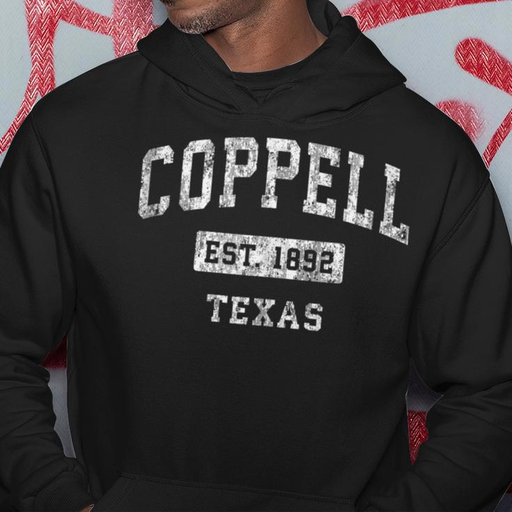 Coppell Texas Tx Vintage Established Sports Hoodie Unique Gifts