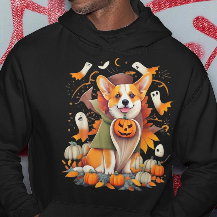 Corgi Witch Cute Halloween Costume For Dog Lover Hoodie Unique Gifts