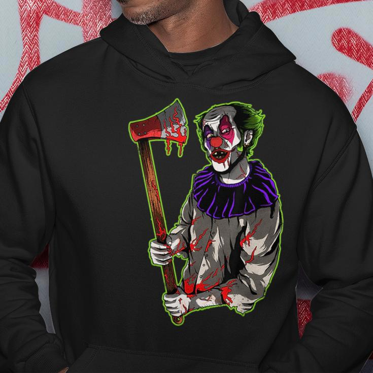 Crazy Evil Killer Clown Horror Scary Holloween Costume Hoodie Unique Gifts