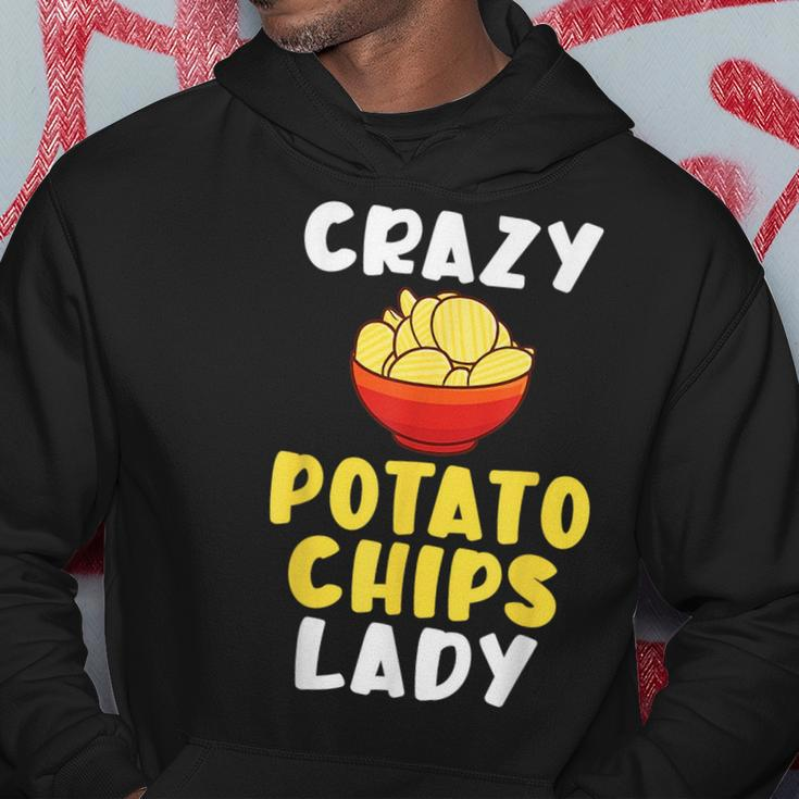 Crazy Potato Chips Lady Hoodie Unique Gifts
