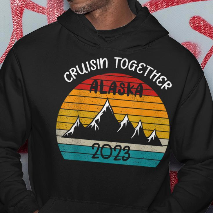 Cruisin Together Alaska 2023 Matching Family Friends Group Hoodie Funny Gifts