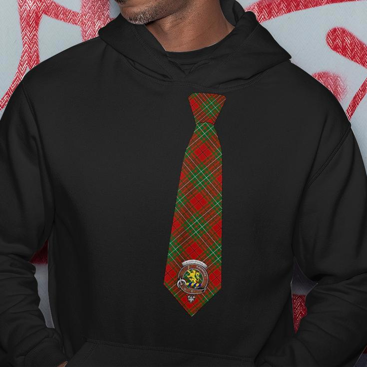 Cumming Tartan Necktie & Clan Badge Hoodie Unique Gifts