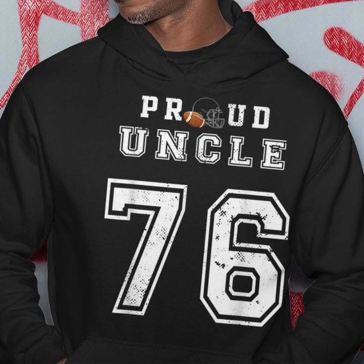 Custom Proud Football Uncle Number 76 Personalized For Men Hoodie Unique Gifts