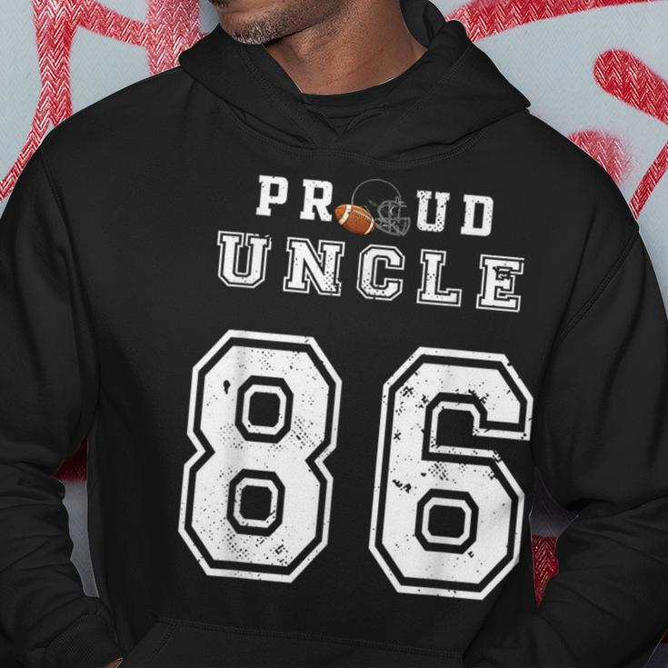 Custom Proud Football Uncle Number 86 Personalized For Men Hoodie Unique Gifts