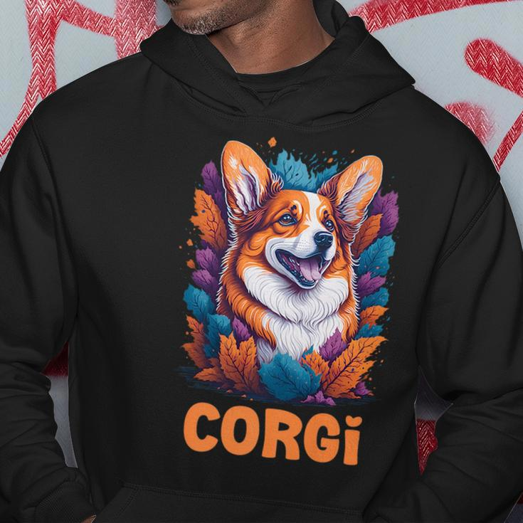 Cute Fluffy Dog Corgi Red - Creative Modern Design Hoodie Unique Gifts