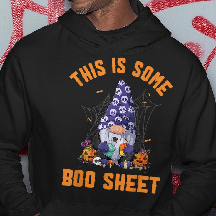 Cute GnomesThis Is Some Boo Sheet Halloween Pumpkins Ghosts Hoodie Unique Gifts