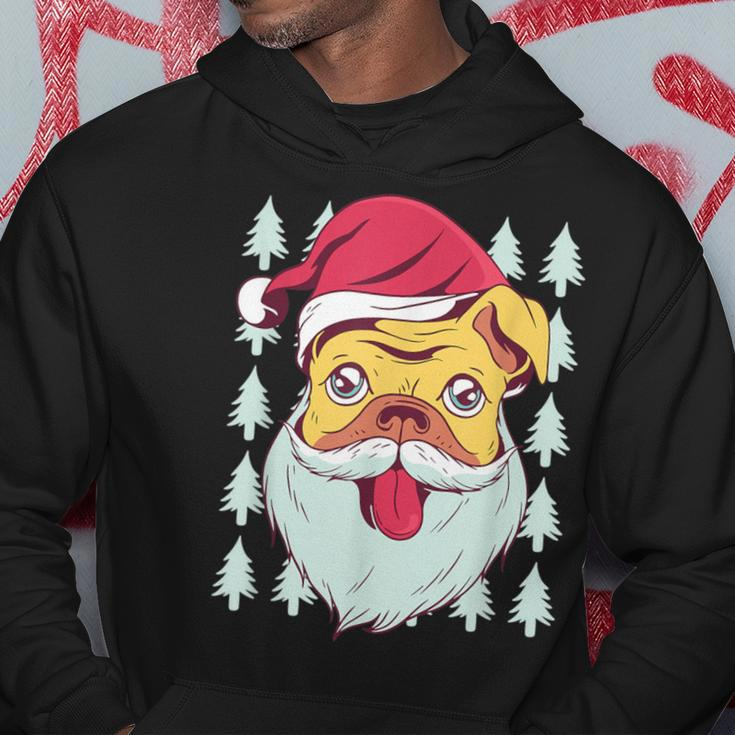 Cute Pug Santa Dog Ugly Christmas Sweater Meme Hoodie Unique Gifts