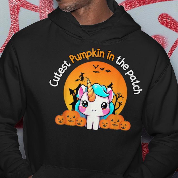 Cutest Pumpkin In The Patch Unicorn Witch Halloween Kawaii Hoodie Unique Gifts