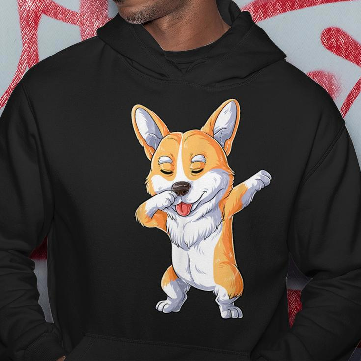 Dabbing CorgiBoys Kids Dog Lover Dab Dance Gifts Hoodie Unique Gifts