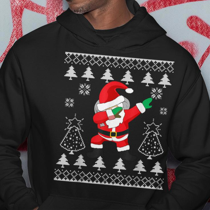 Dabbing Santa Santa Ugly Christmas Sweater Hoodie Unique Gifts