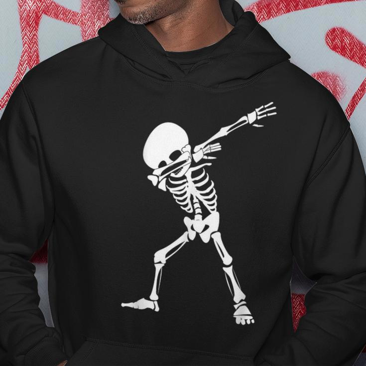 Dabbing Skeleton - Funny Halloween Dab Skull Hoodie Unique Gifts
