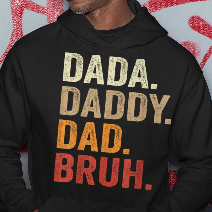 Dada Daddy Dad Bruh Fathers Day Vintage Father Funny Hoodie Unique Gifts