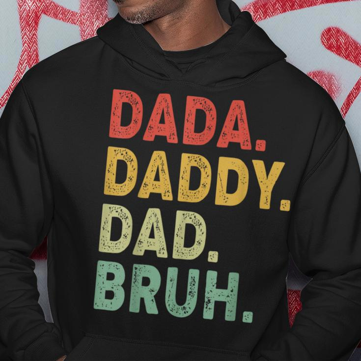 Dada Daddy Dad Bruh Men Fathers Day Vintage Funny Father Hoodie Unique Gifts